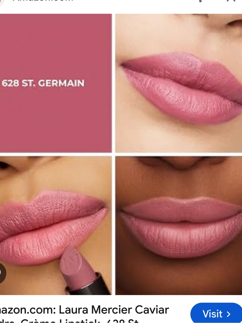 laura mercier 628 St. Germain Crème Lipstick